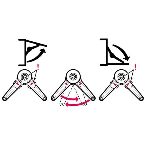 Hafele Duo Forte Euro Makas Seti 37mm, Beyaz Renk