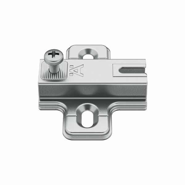 Hafele Metalla 50 H Taban, Sürerek Vidalı 2mm