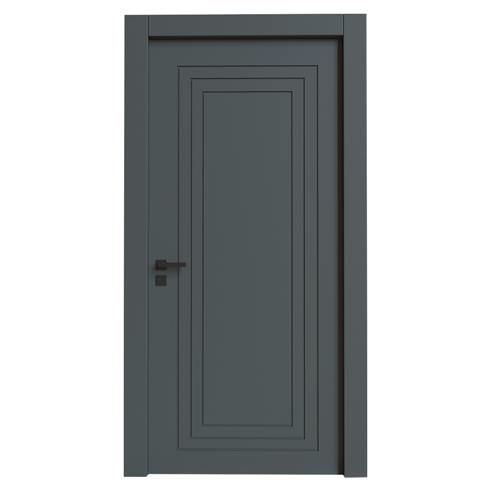 Teta Home T- 6019 İç Oda Mdf Lake Kapı Antrasit - 77x203 - 14/17 - WC-Banyo