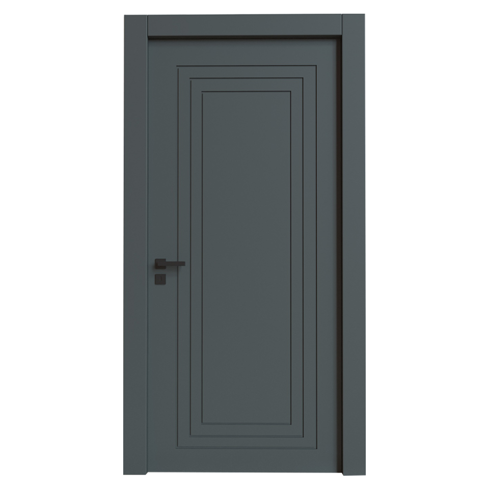 Teta Home T- 6019 İç Oda Mdf Lake Kapı Antrasit - 77x203 - 14/17 - WC-Banyo