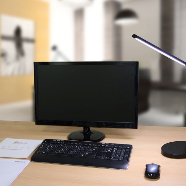 Hafele Lepto Masa Üstü Led Aydınlatma Siyah