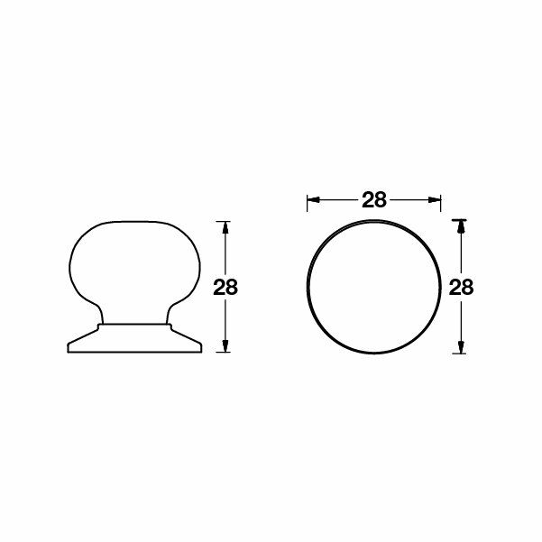 Hafele Düğme Kulp Elsie Jr. Antik Bronz