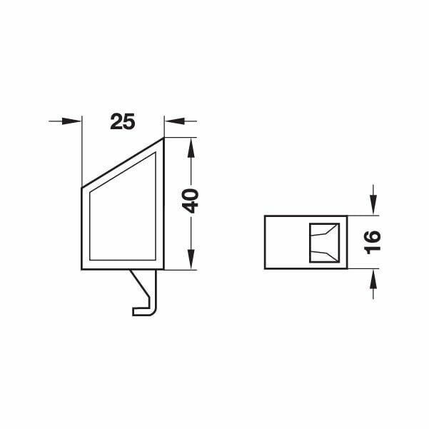 Hafele Duomatıc Bas-Aç Mekanizması Kılavuzlu