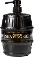 BARBERTIME Shaving Gels | Fresh Active | Non Foaming | Moisturizing Effect 1000 ml