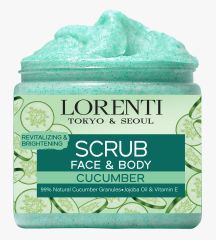 Lorenti Face & Body Scrub Series | Firming & Radiant Supports Collagen Production Anti Aging and Wrinkle 500ml