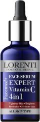 Lorenti 4-in-1 Face Serum 50 ml | Reduces Skin Imperfections, Tightens Skin, Brightens, Revitalizes, and Hydrates Skin - Contains Vitamin C - For All Skin Types 1.7 Fl Oz