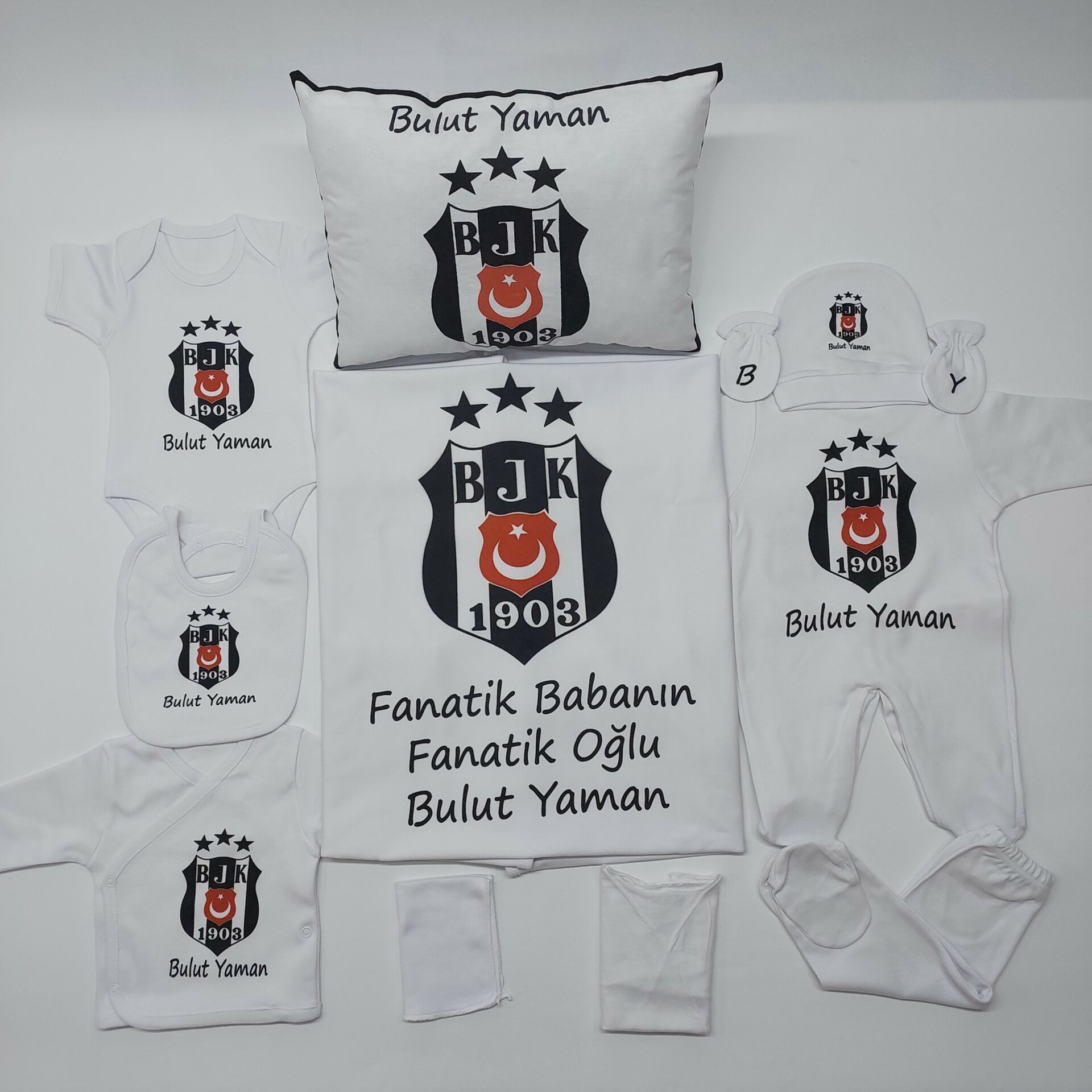 12 Parça Baskılı Hastane Çıkış Set