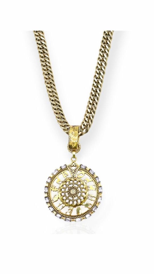 GALASSIA MEDALLION NECKLACE