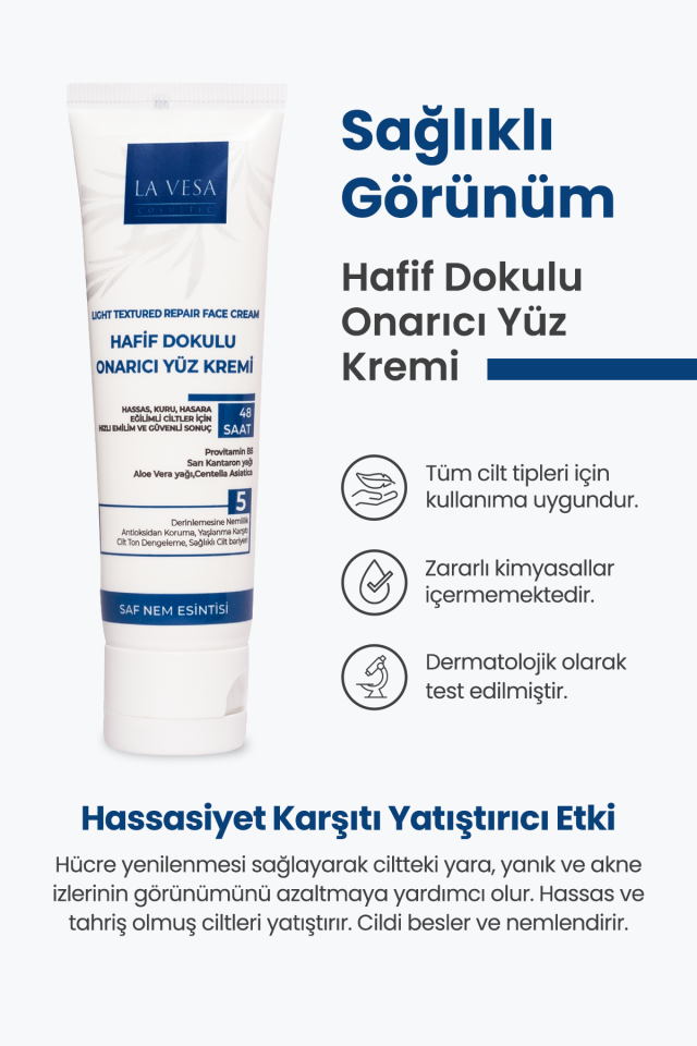 Yüz Yıkama Jeli & Onarıcı Nemlendirici Krem