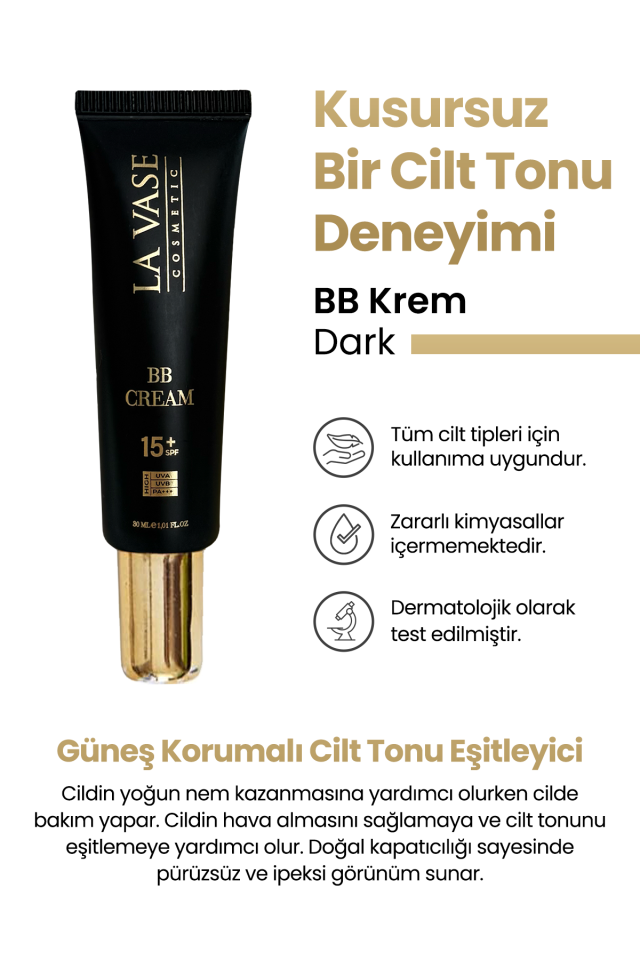 La Vesa BB Cream-SPF 15 korumalı-Dark