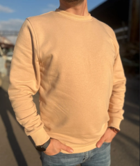 Üç İplik Sweatshirt Krem Polar