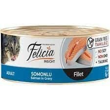 Felicia Fileto Somonlu Tahılsız Yetişkin Kedi Konservesi 85 Gr