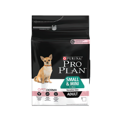 Purina Pro Plan Hassas Cilt Somonlu Küçük Irk Yetişkin Köpek Maması (3 kg)