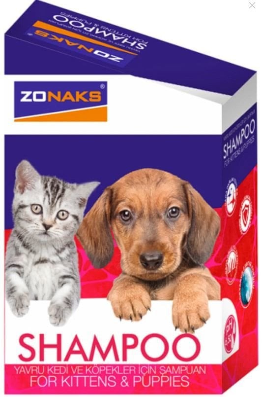 Zonaks Yavru Kedi Ve Köpekler İçin Şampuan 10ml X 20 Adet