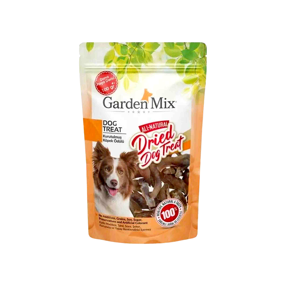 Garden Mix Kurutulmuş Dana Paça Derisi Köpek Ödülü 100 g