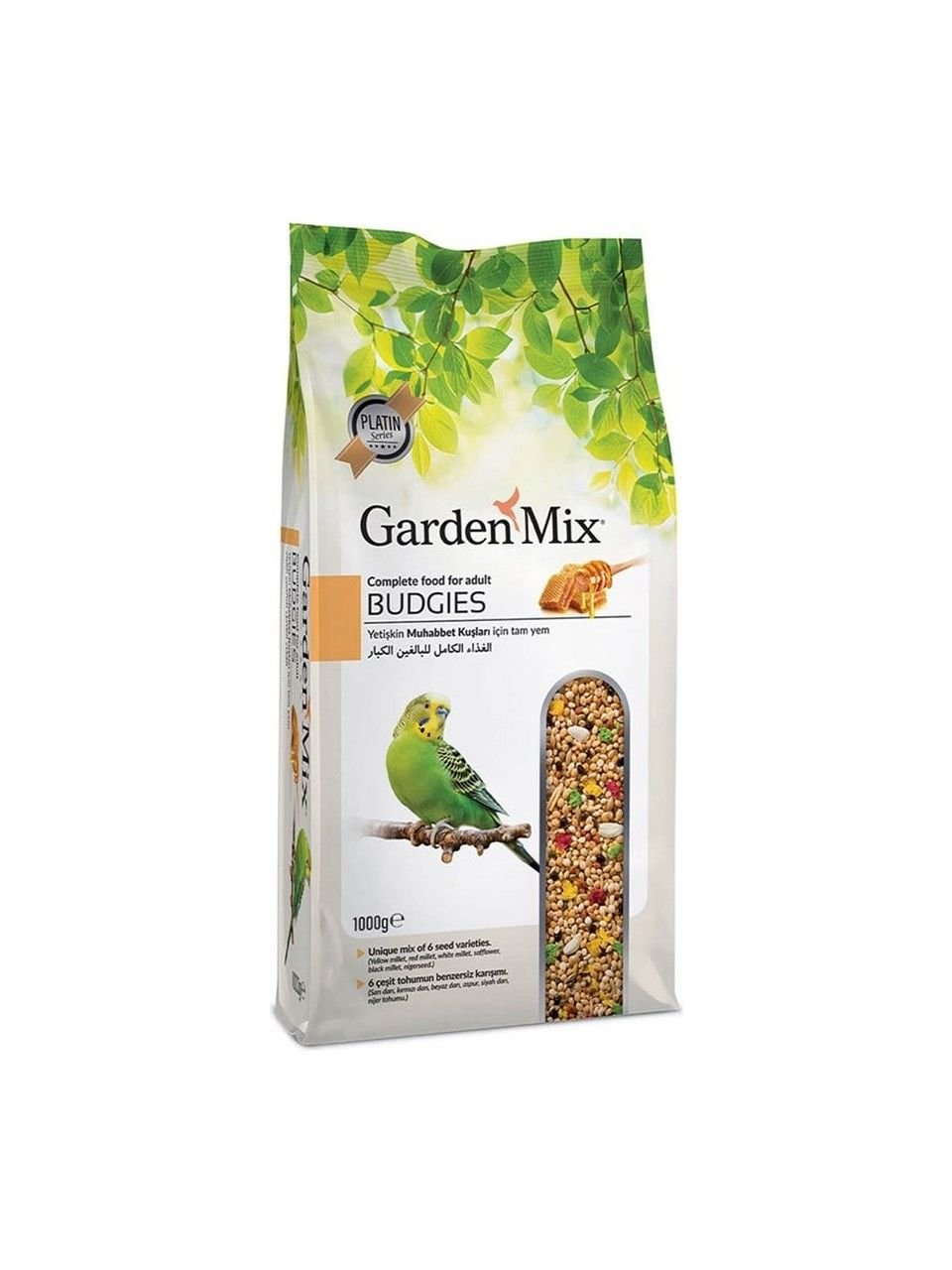 Garden Mix Platin Ballı Muhabbet Kuş Yemi 1 Kg