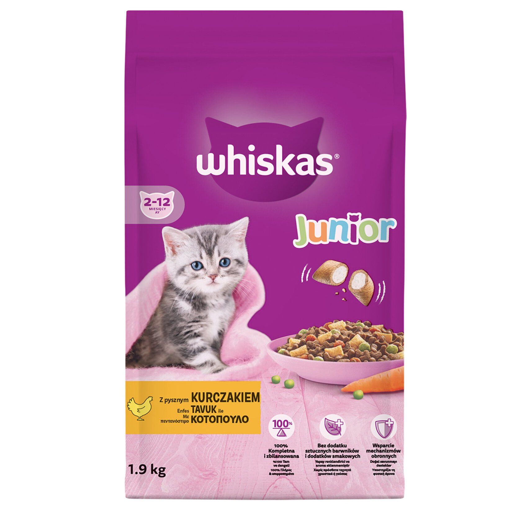 Whiskas Tavuklu Yavru Kuru Mama 1.9 Kg