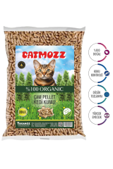 CatMozz Eco Hipoalerjenik Organik Çam Peleti Kedi Kumu 20 Lt