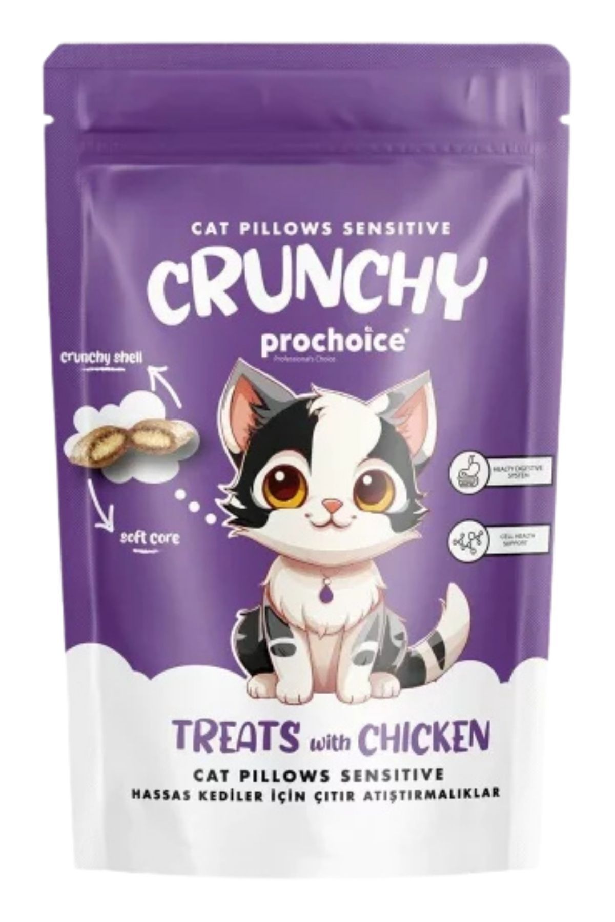 ProChoice Crunchy Sensitive Kedi Ödül Maması 60 Gr