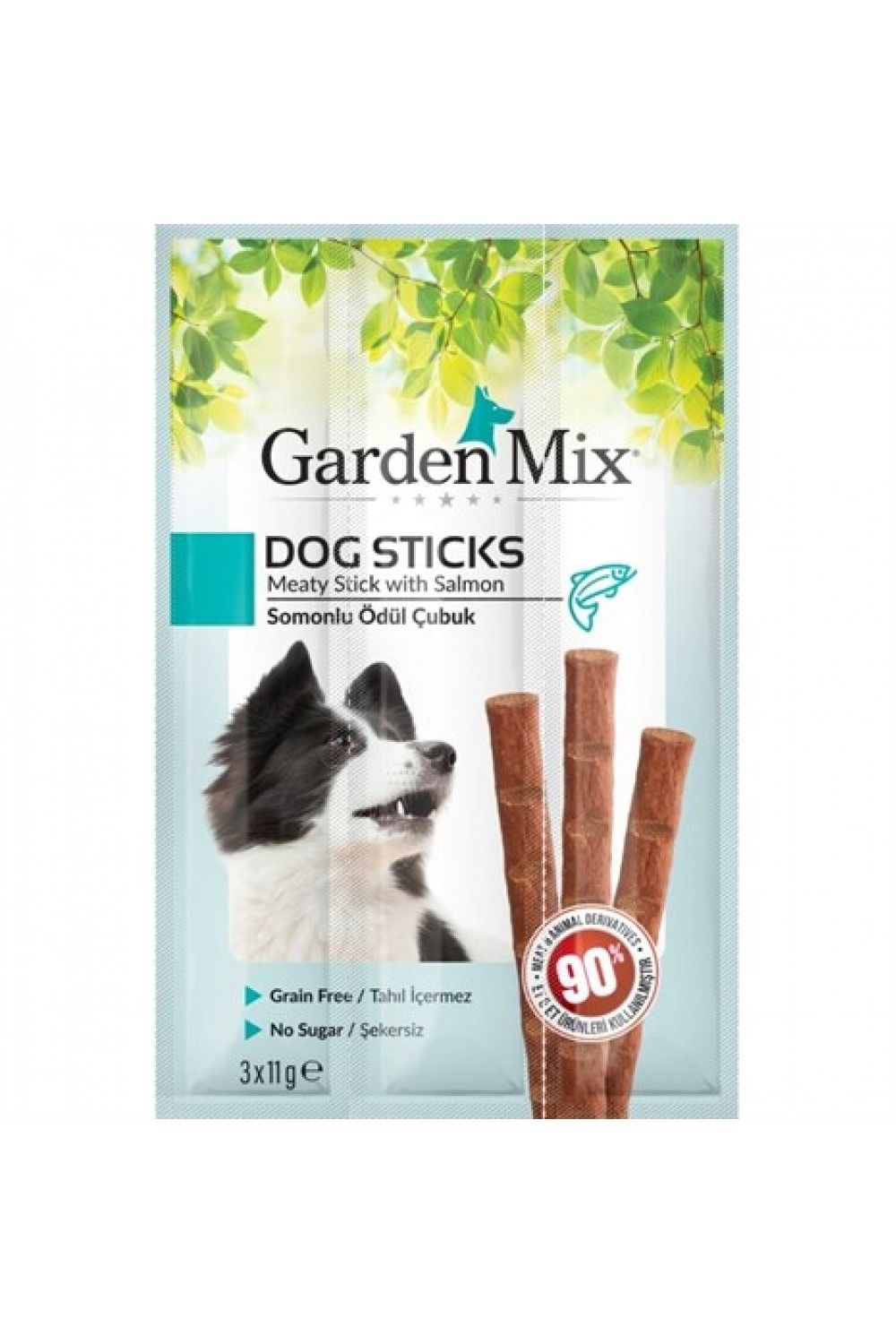 Gardenmix Somonlu Stick Köpek Ödülü 3x5 Gr