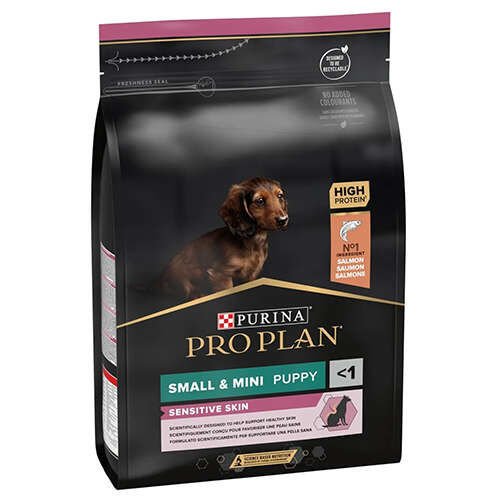 Pro Plan Small & Mini Puppy Sensitive Skin Somonlu Yavru Köpek Maması 3 Kg