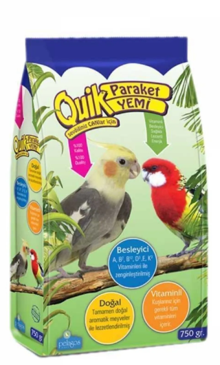 Quik Paraket Yemi Vitaminli 750 Gr