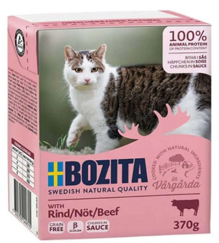 Bozita  Beef Biftekli Yetişkin Kedi Konservesi 370 gr