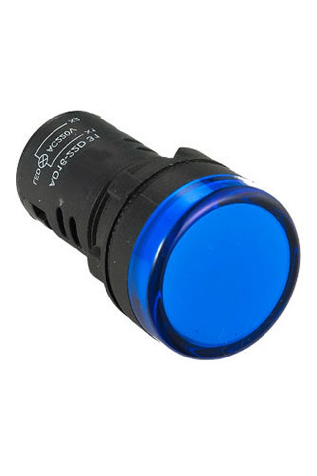 Momentum 22mm Led Sinyal Lambası 230VAC Mavi MB3-EV966
