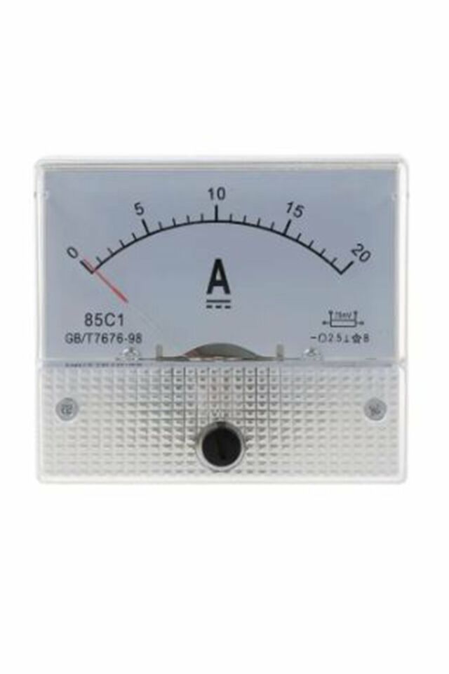 Momentum Ampermetre Analog 80x80mm 1.5ADC PAD-80001