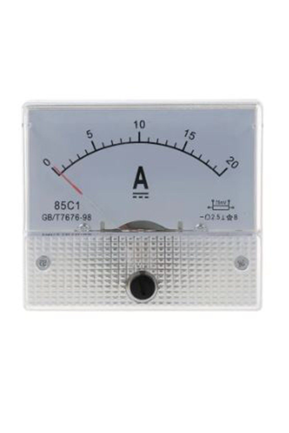Momentum Ampermetre Analog 80x80mm 2.5ADC PAD-80002
