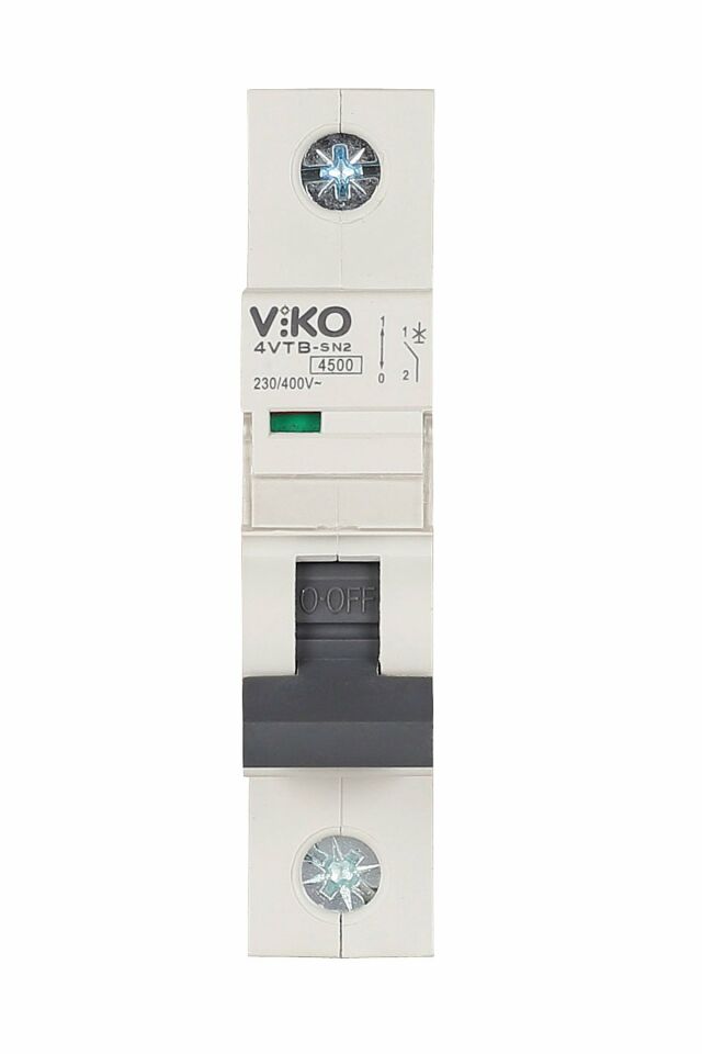 Viko Otomatik Sigorta 1x10A B 4.5kA 4VTB-1B10