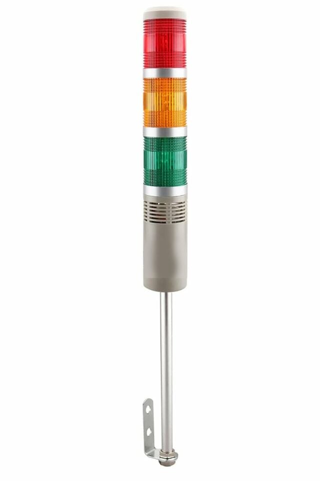 Momentum D50 Işıklı Kolon 230VAC Led Flaşör Buzzer Kırmızı Yeşil Sarı MST-54153