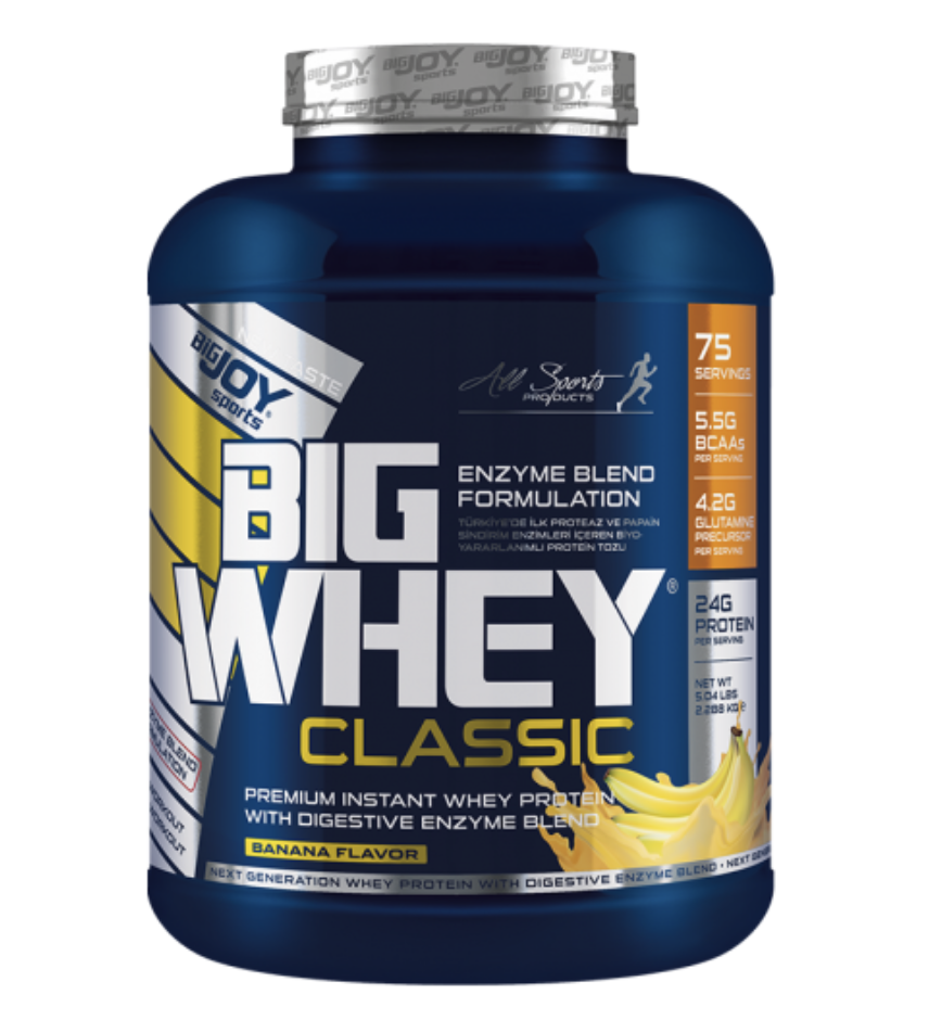 Bigjoy Sports BIGWHEY Whey Protein Classic Muz 2376g 72 Servis