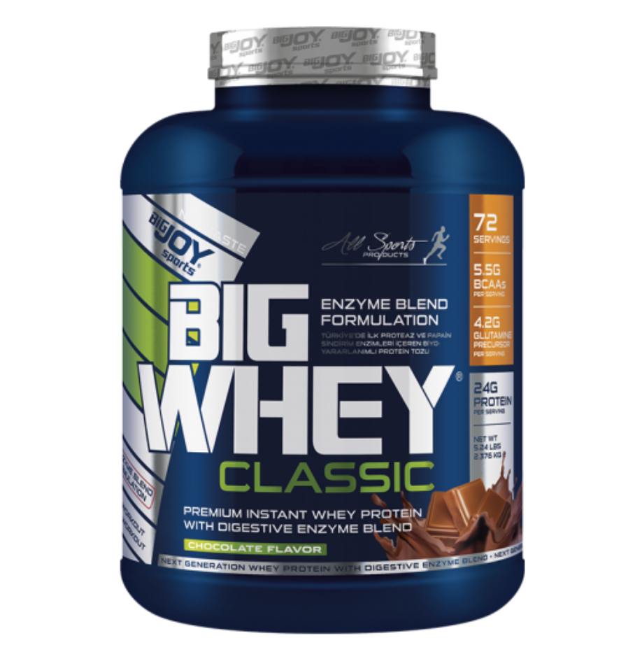 Bigjoy Sports BIGWHEY Whey Protein Classic Çikolata 2448g 72 Servis