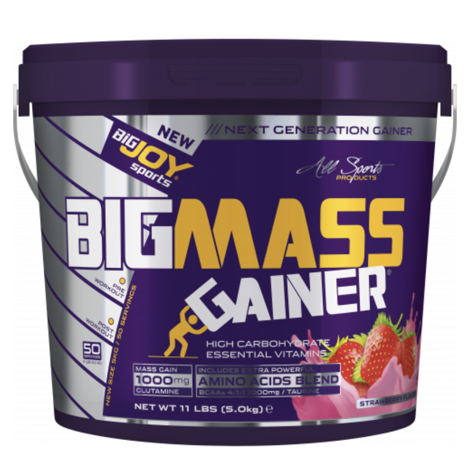 Bigjoy Sports BIGMASS Gainer Çilek Aromalı 5kg