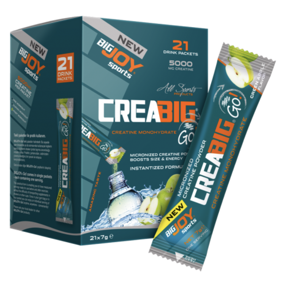 BigJoy Creabig Go Creatine 21 x 7g Elma Aromalı