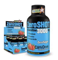 ZeroShot 3000mg Çilek - 60ml x12 Şişe