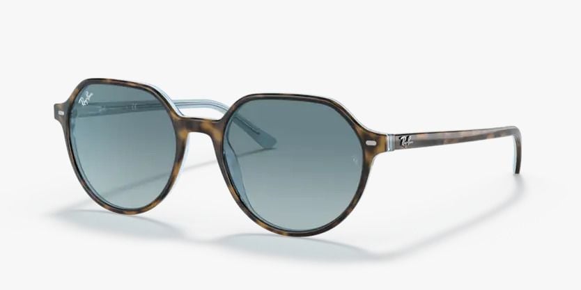 Ray-Ban Rb2195 13163M - Açık mavi üzeri havana Unisex Güneş Gözlüğü