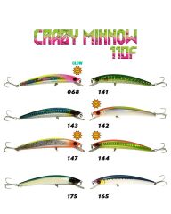 Fujin Crazy Minnow 110F 12 Gr Maket Balık