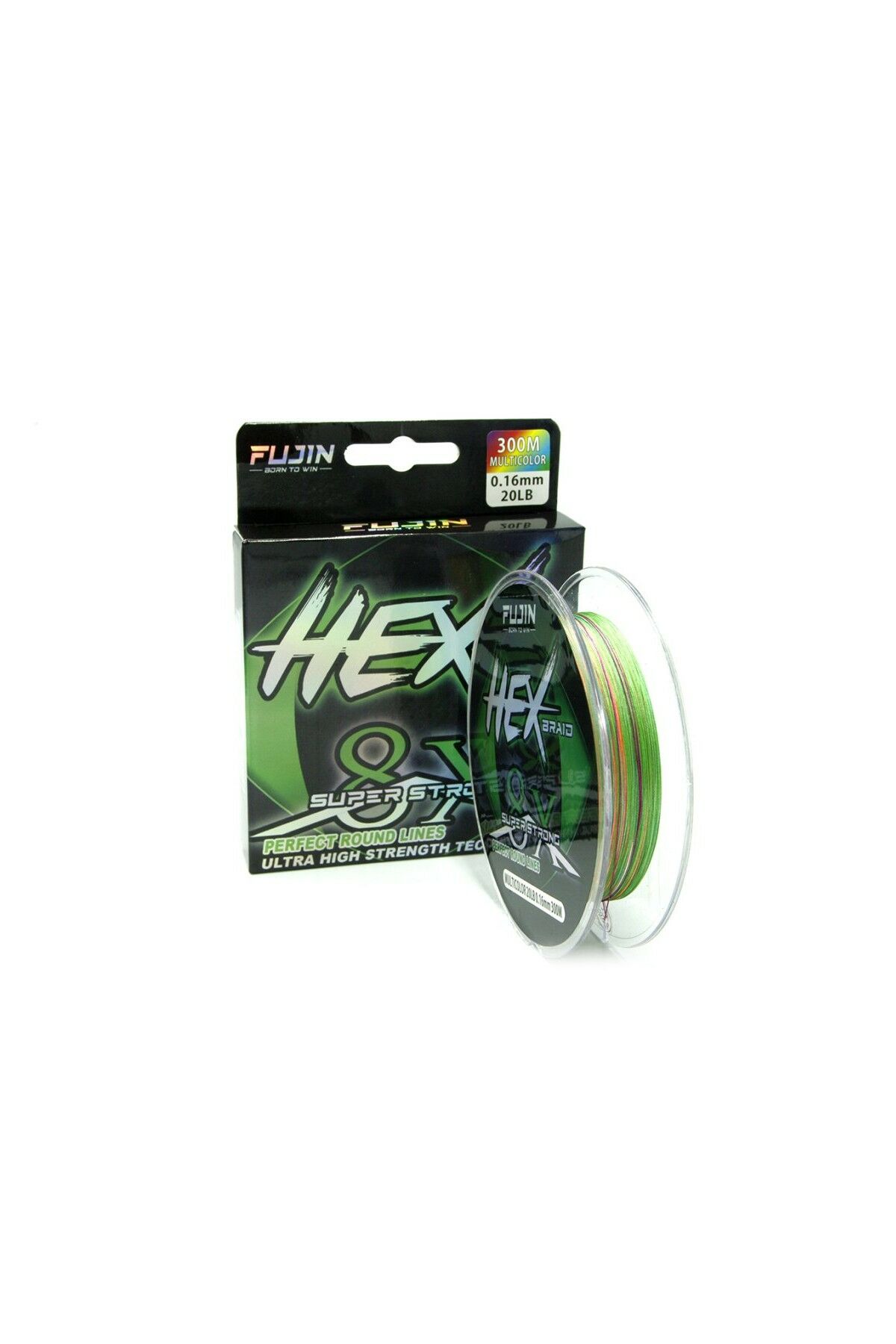 Fujin Hex Braid 8x 300mt Multicolor PE İp Misina