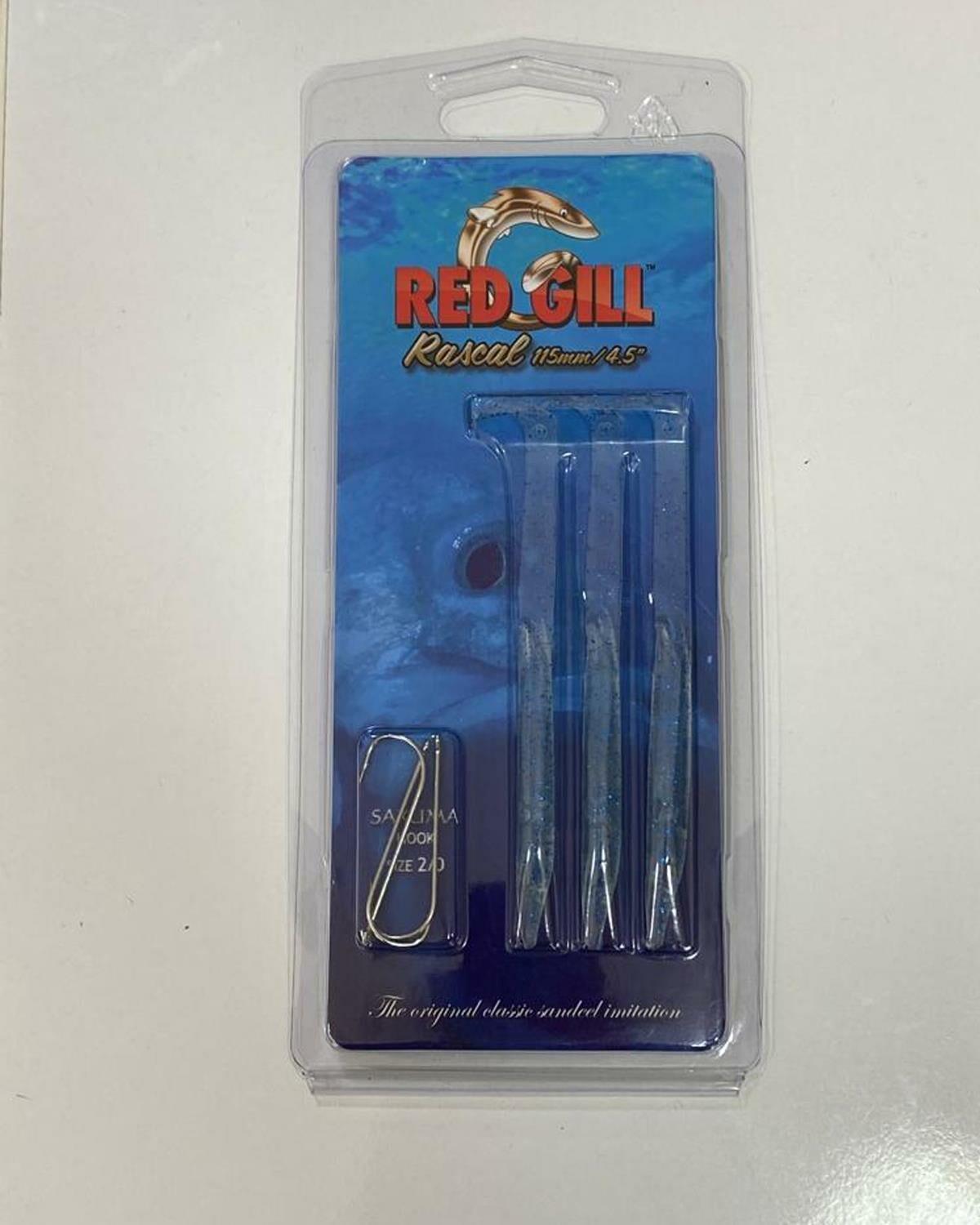 Red Gill Rascal 115 Mm Silikon Balık Blue Fleck