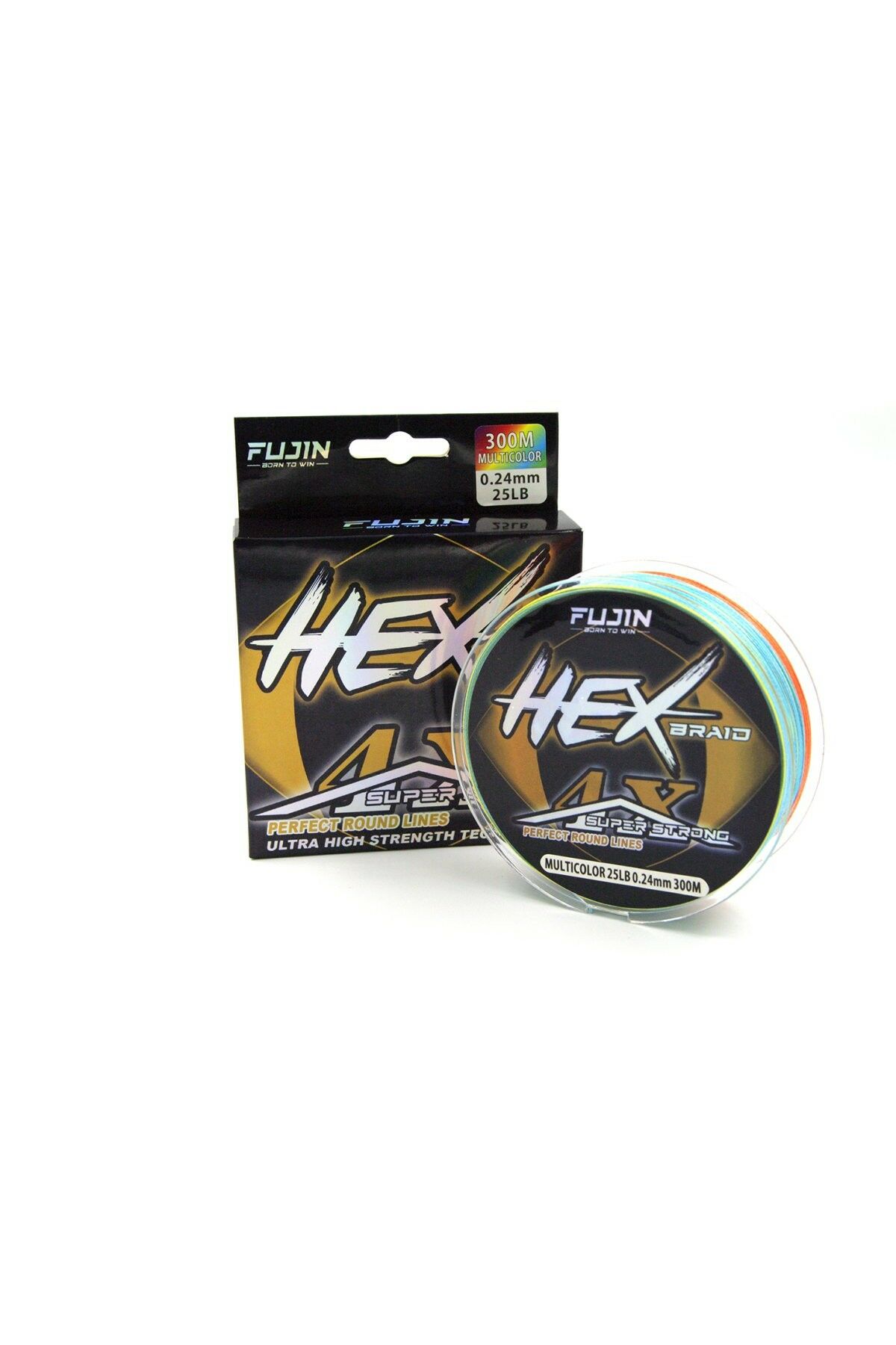 Fujin Hex Braid 4x 300mt Multicolor PE İp Misina