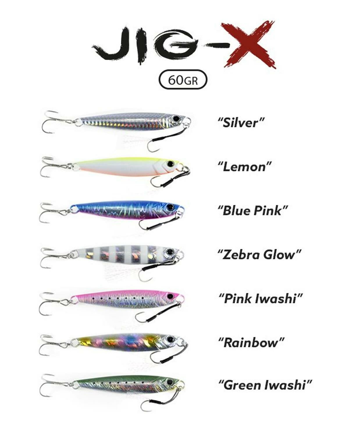 Fujin Jig-X 60 Gr Shore Jigging Jig Yem