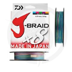 Daiwa J-Braid X8 150 Mt Multi Color İp Misina