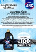 ABC Sıvı Çamaşır Deterjanı Siyah Giysilere Özel 2700 ml