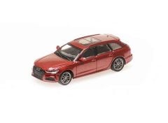 2018 Audi A6 Avant, red