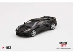 1/64 Chevrolet Corvette Stingray with Midnight Gray Stripe, black