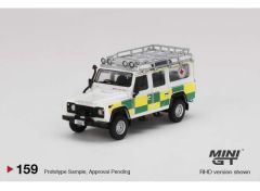 Land Rover Defender 110 British Red Cross Search & Rescue, white/green/yellow