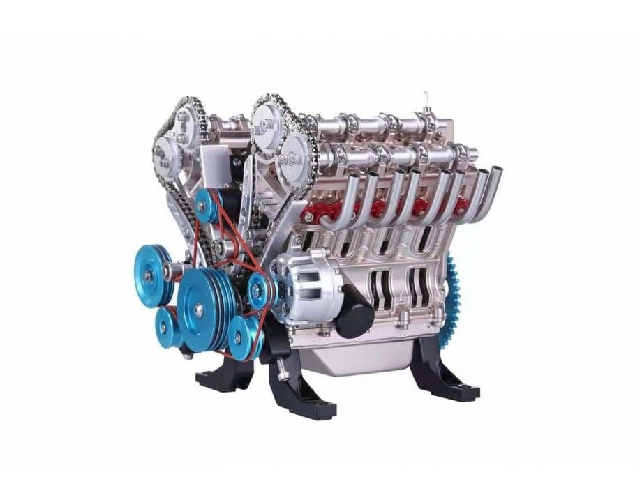 TECHING 1:3 V8 Cylinder Metal Mechanical Engine DM118