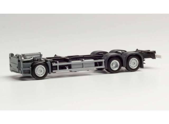 1/87 Mercedes Benz truck 7.82m swap body chassis, grey